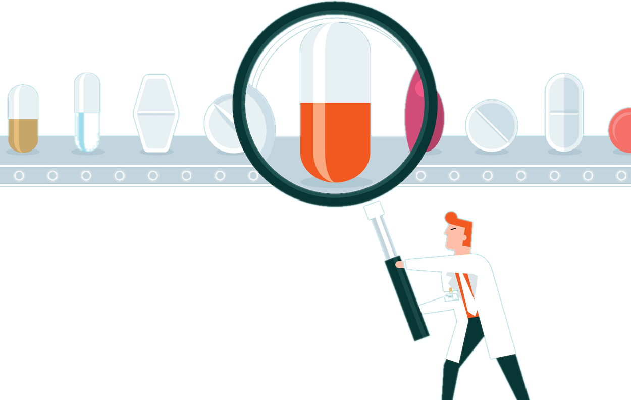 Quality control illustration